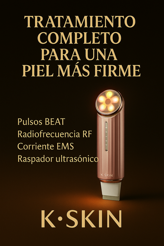 Dispositivo Facial Multifunción con BEAT, RF, EMS y Raspador Ultrasónico
