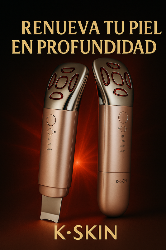 Dispositivo Facial de Alta Precisión con Doble Sonda, Fototerapia y Raspador Ultrasónico